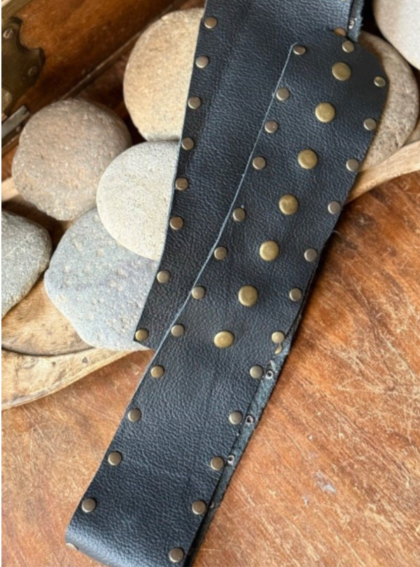 Producto - Faja Rock Negra y Bronce