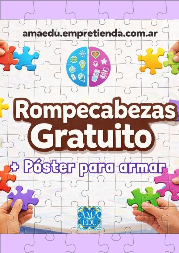 Producto - TRABAJO EN EQUIPO Rompecabezas y Póster (Material Gratuito)