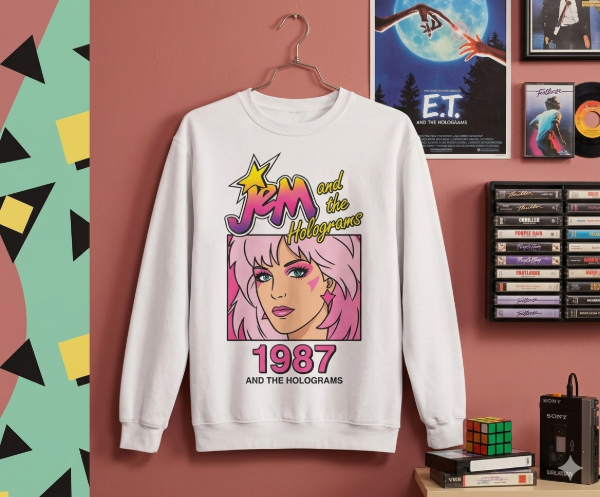 Producto - Buzo Frisa Jem 1987 Blanco