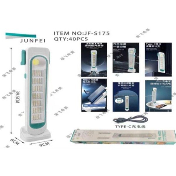 Producto - Luz Emergencia Recargable USB O Solar 36