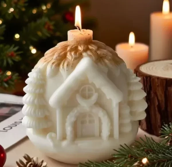 Producto - Molde navidad esfera casita - 0