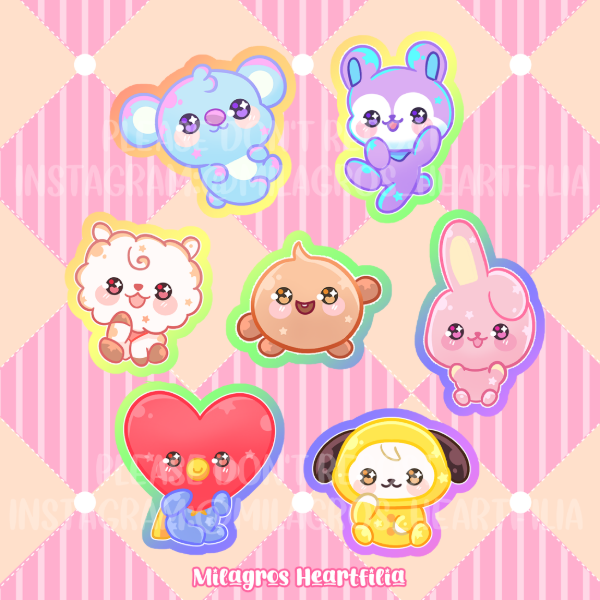 Producto - Sticker Vinilo - BT21