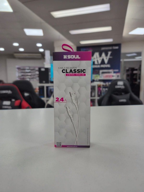 Producto - Cable USB Classic Micro USB V8 Soul 2 Metros USB-CLMI2M