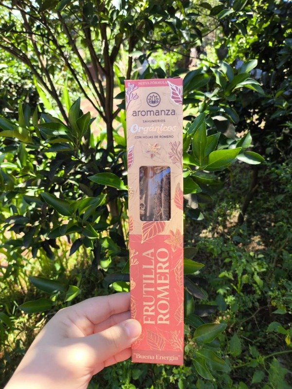 Producto - Sahumerios organicos - Frutilla romero