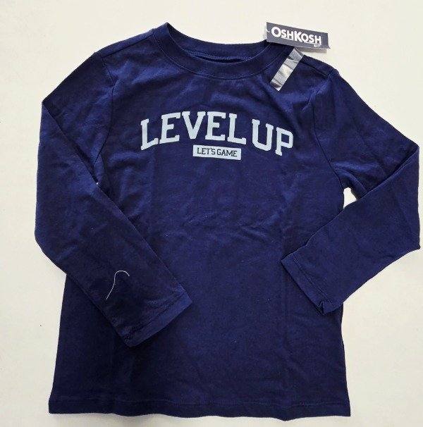 Remera manga larga Carters talle 6 azul