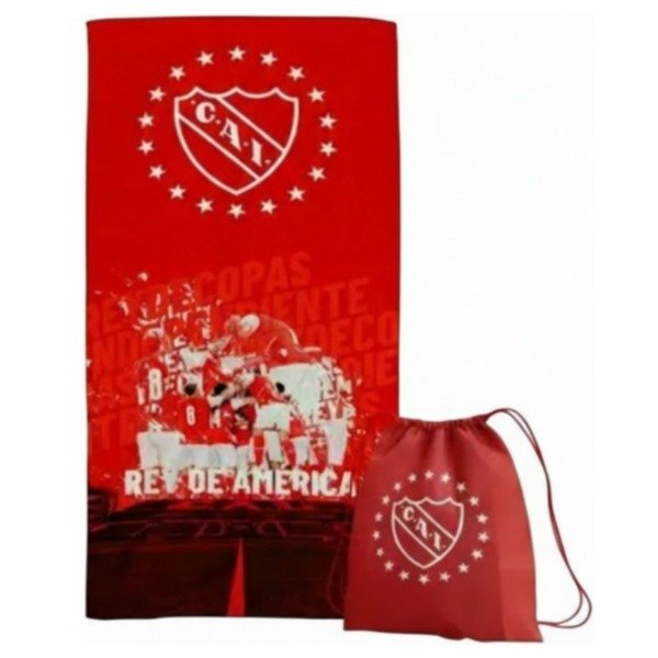 Producto - Toallon Oficial Independiente Con Mochila IN2