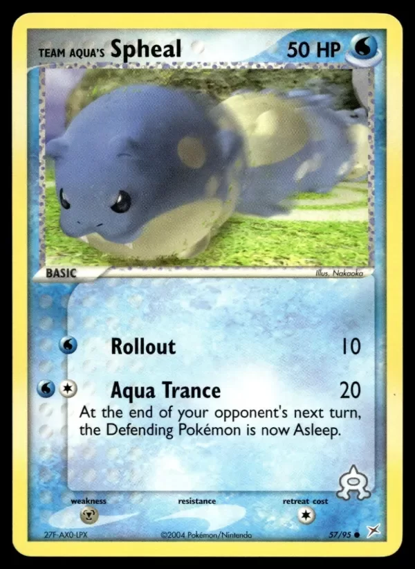 Producto - POKEMON TEAM AQUA S SPHEAL TEAM MAGMA VS TEAM AQUA 57/95