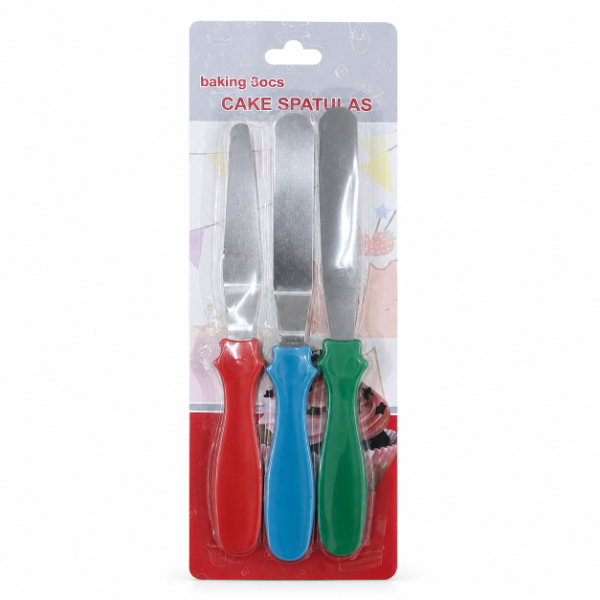 Producto - Set espatulas  acero x 3
