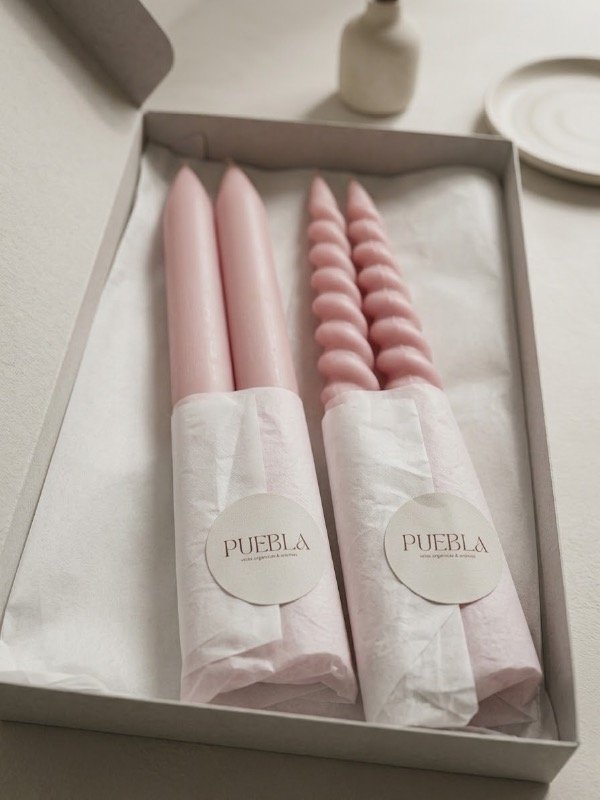 Producto - SET X 2 VELAS CANDELABRO