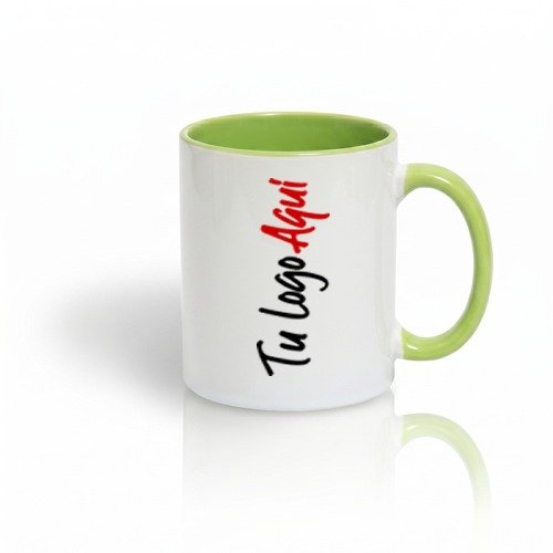 Producto - Taza de cerámica interior y asa color
