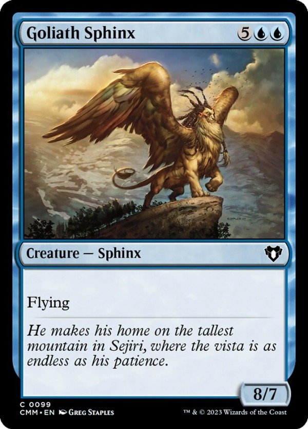 Producto - Goliath Sphinx #99  Commander Masters