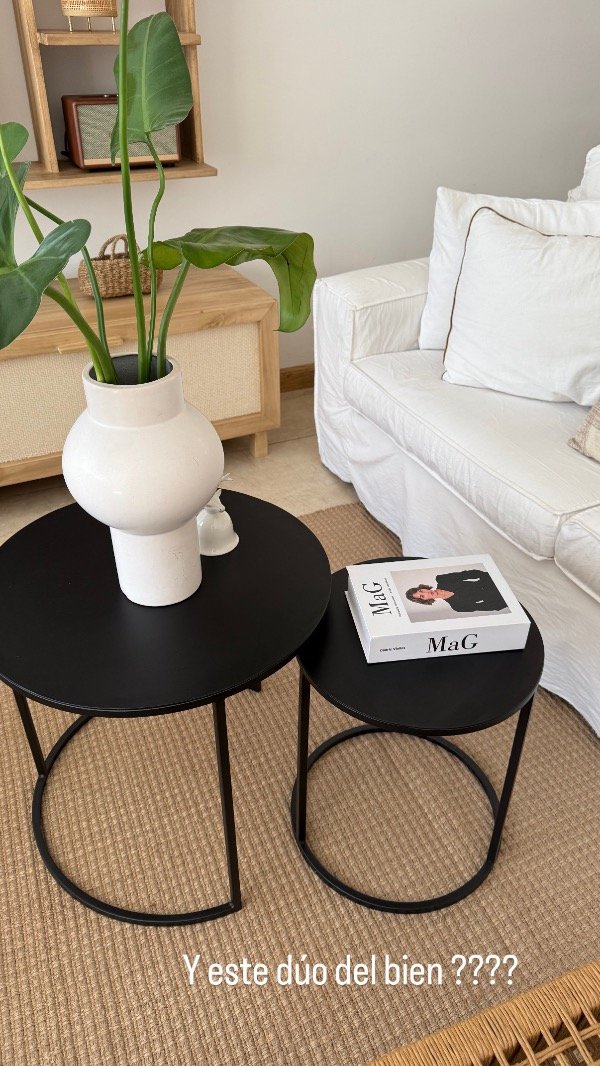 Producto - Dúo Mesas Nido Negra