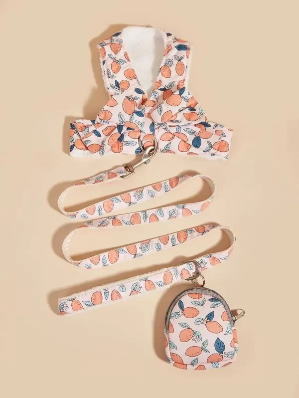 Producto - Pretal, correa y guarda bolsitas "Pumpkin".