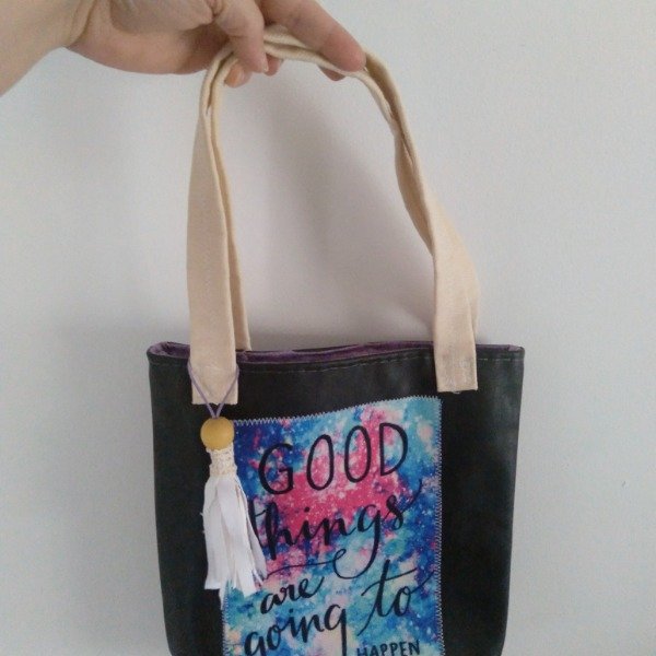 Producto - shopper cuerina Good thing negra