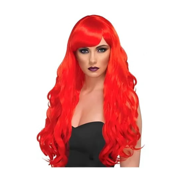 Producto - Peluca ondulada roja (45cm)