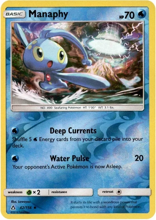 Producto - Manaphy - 42/156 - Ultra Prism - Reverse Holo