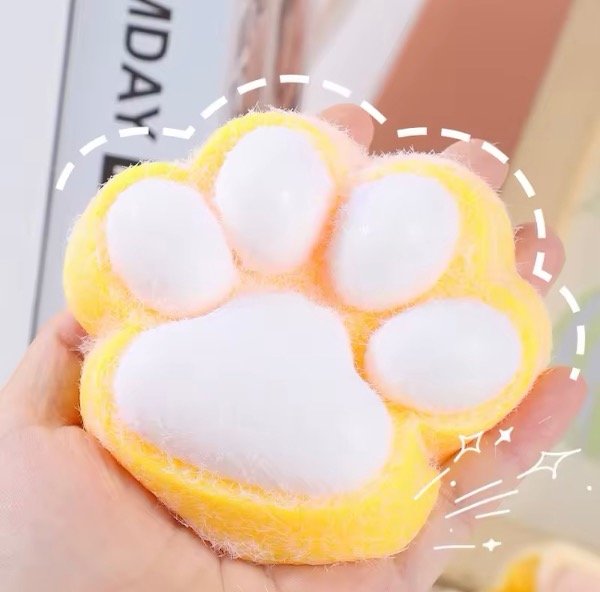 Producto - Taba Squishy Amarillo con Blanco