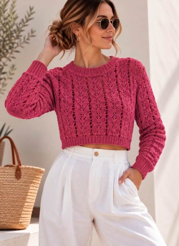 Producto - LINEA MARIA Sweater tramo calado art Fran - 2