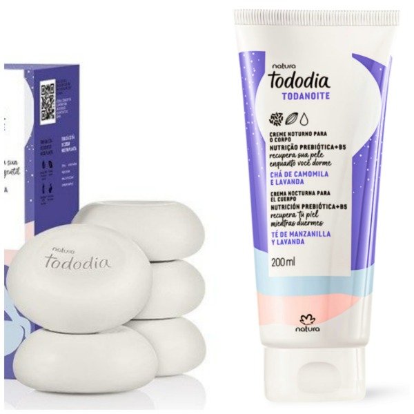 Producto - Hidratante corporal 200ml + 5 jabones - lavanda y manzanilla