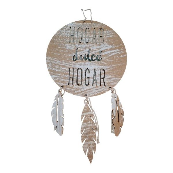 Producto - COLGANTE "HOGAR DULCE HOGAR" (DIAMETRO 26CM) - LLAMADOR#25