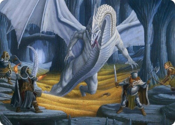Producto - Cave of the Frost Dragon Art Card  Adventures in the Forgotten Realms