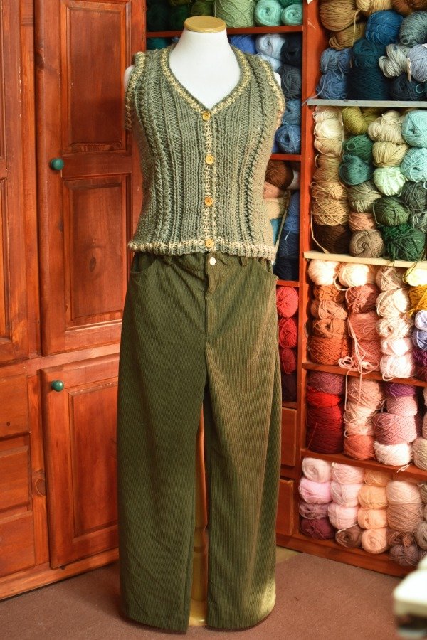 Producto - Chaleco Años - Verde Seco - 11