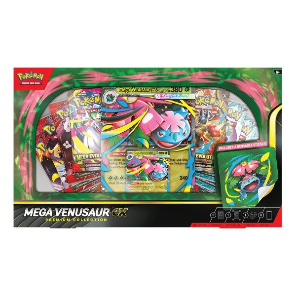Producto - Caja Original Mega-Venusaur ex PREMIUM - POKÉMON TCG