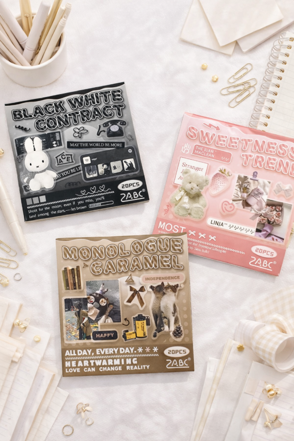 Producto - Libro de Stickers PET Y2K