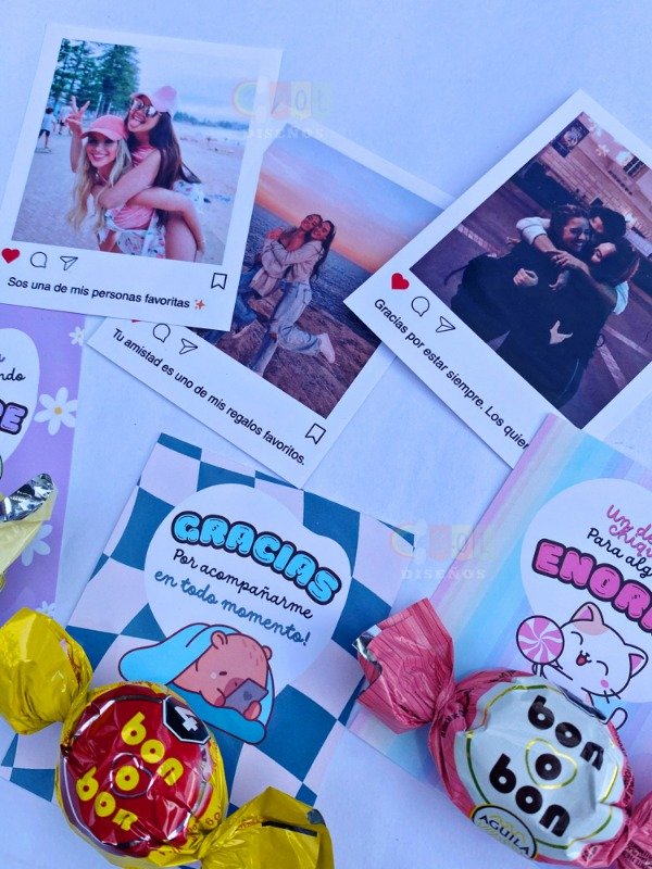 Producto - Tarjetas y Polaroid Editables en Canva