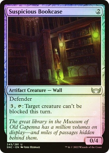 Producto - Suspicious Bookcase Foil  Streets of New Capenna