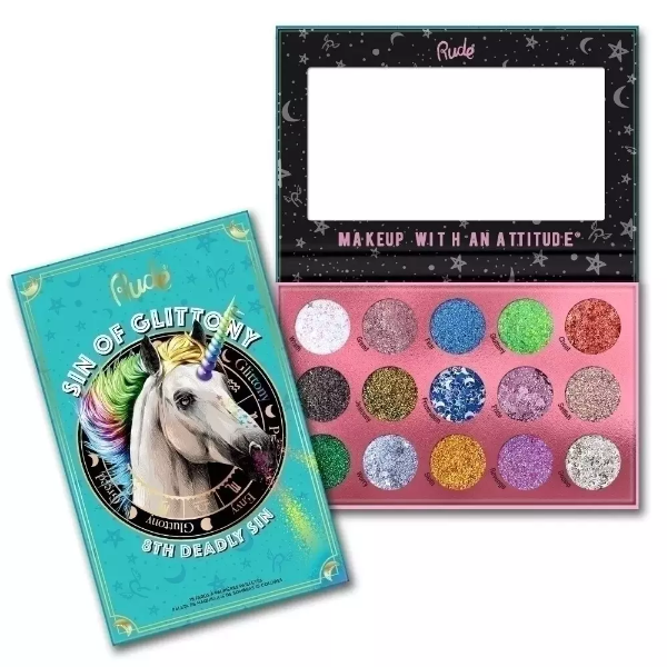 Producto - PALETA GLITTERS PRENSADOS / RUDE COSMETIC - 0