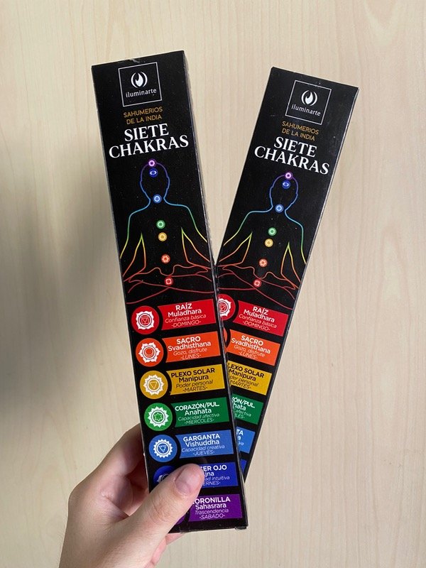Producto - Sahumerios 7 Chakras - Iluminarte