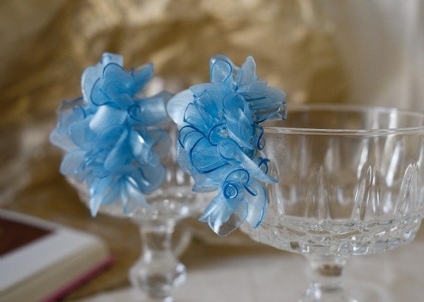 Producto - Aros Clip celestes ADN Jewelry - 3