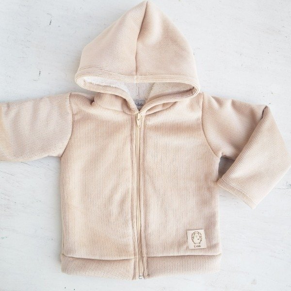 Producto - CAMPERA PLUSH CORDERITO Tostado