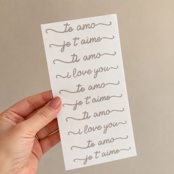 Producto - ADHESIVO TE AMO - 0