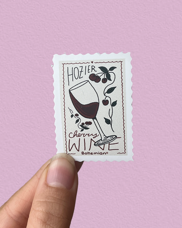 Producto - CHERRY WINE - Sticker individual Hozier