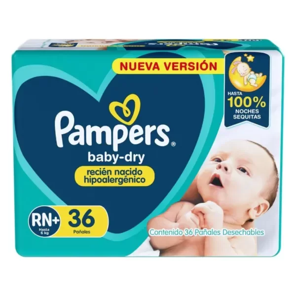 Producto - Baby dry Rn hasta 6 kg x 36