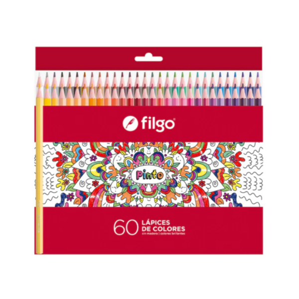 Producto - Lápices de Colores de Resina PINTO Filgo 60