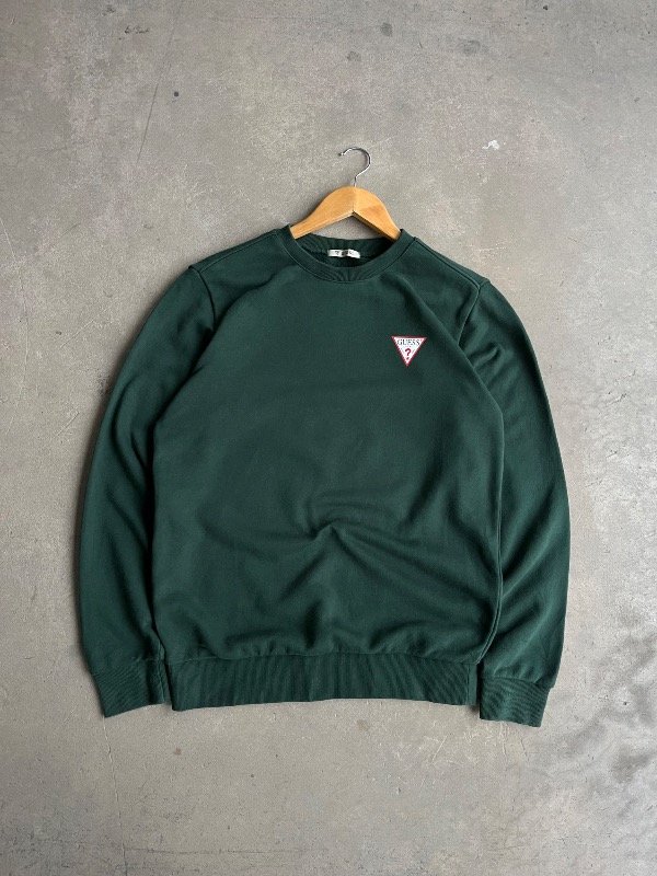 Producto - BUZO CREWNECK GUESS VERDE OSCURO (S)