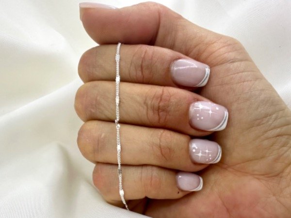 Producto - Pulsera facetada fina