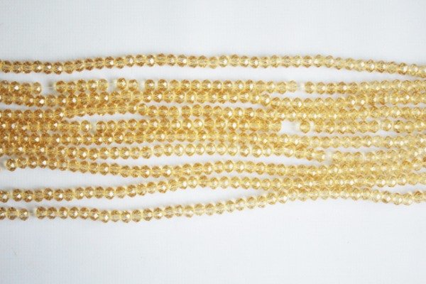 Producto - Cristal de Roca Dorado Claro Traslúcido 6 mm