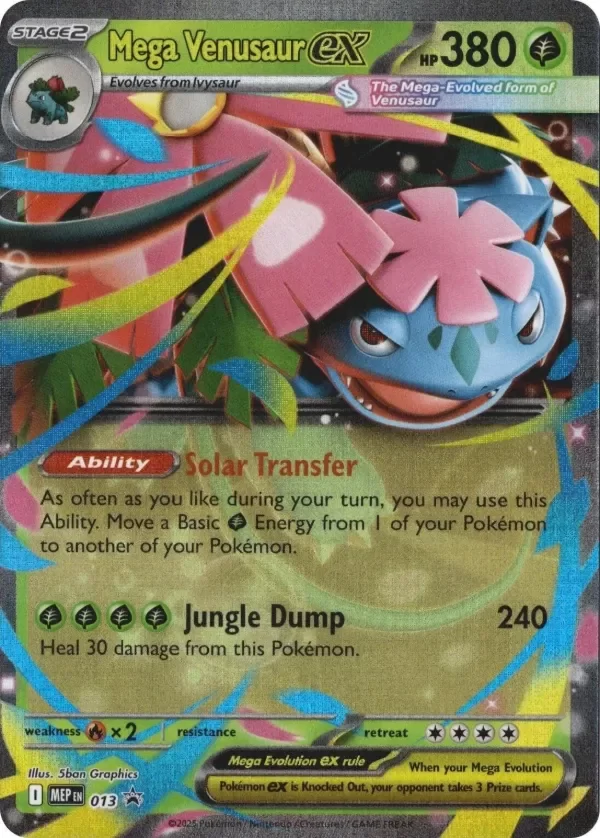 Producto - Mega Venusaur ex MEP013 ME Black Star Promos