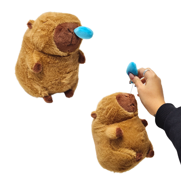 Producto - Peluche CAPYBARA Resfriado -a cuerda- (23cm)