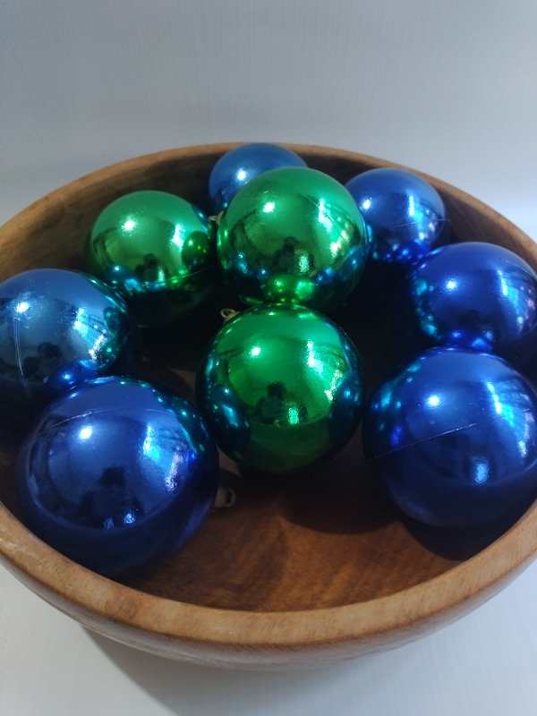 Producto - Esferas colores azules y verdes