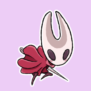 Producto - Stickers en Vinilo - Hollow Knight - Hornet