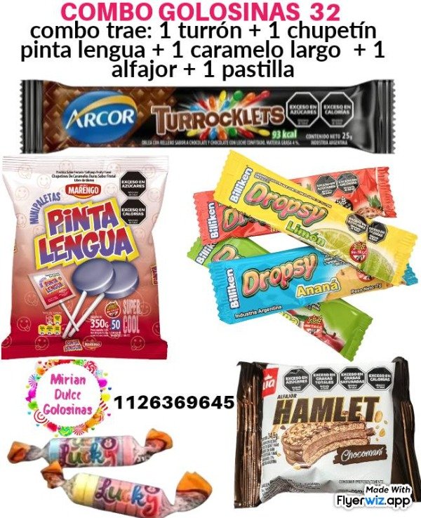 Producto - Combo golosinas 32
