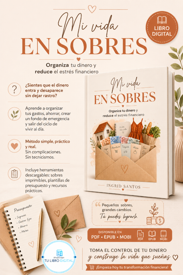 Producto - MI VIDA EN SOBRES Ingrid Santos