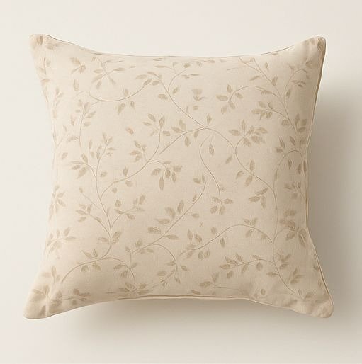 Producto - Funda almohadón 40x40 tusor estampado con cierre