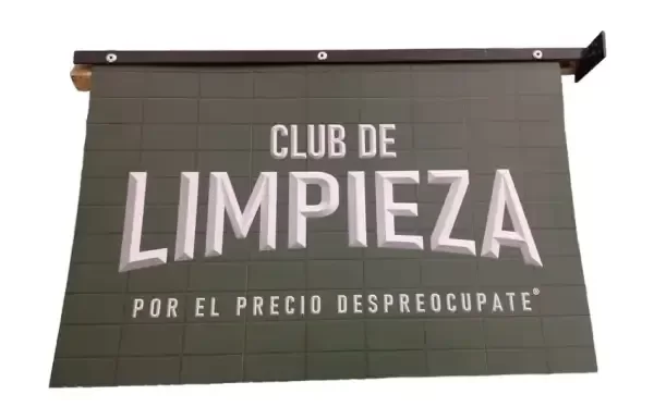 Producto - Cartel Saliente 45x30 Con Estructura