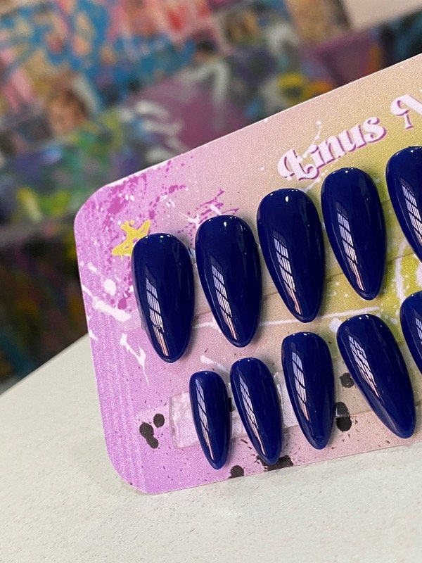 Producto - Press on almendras azul noche